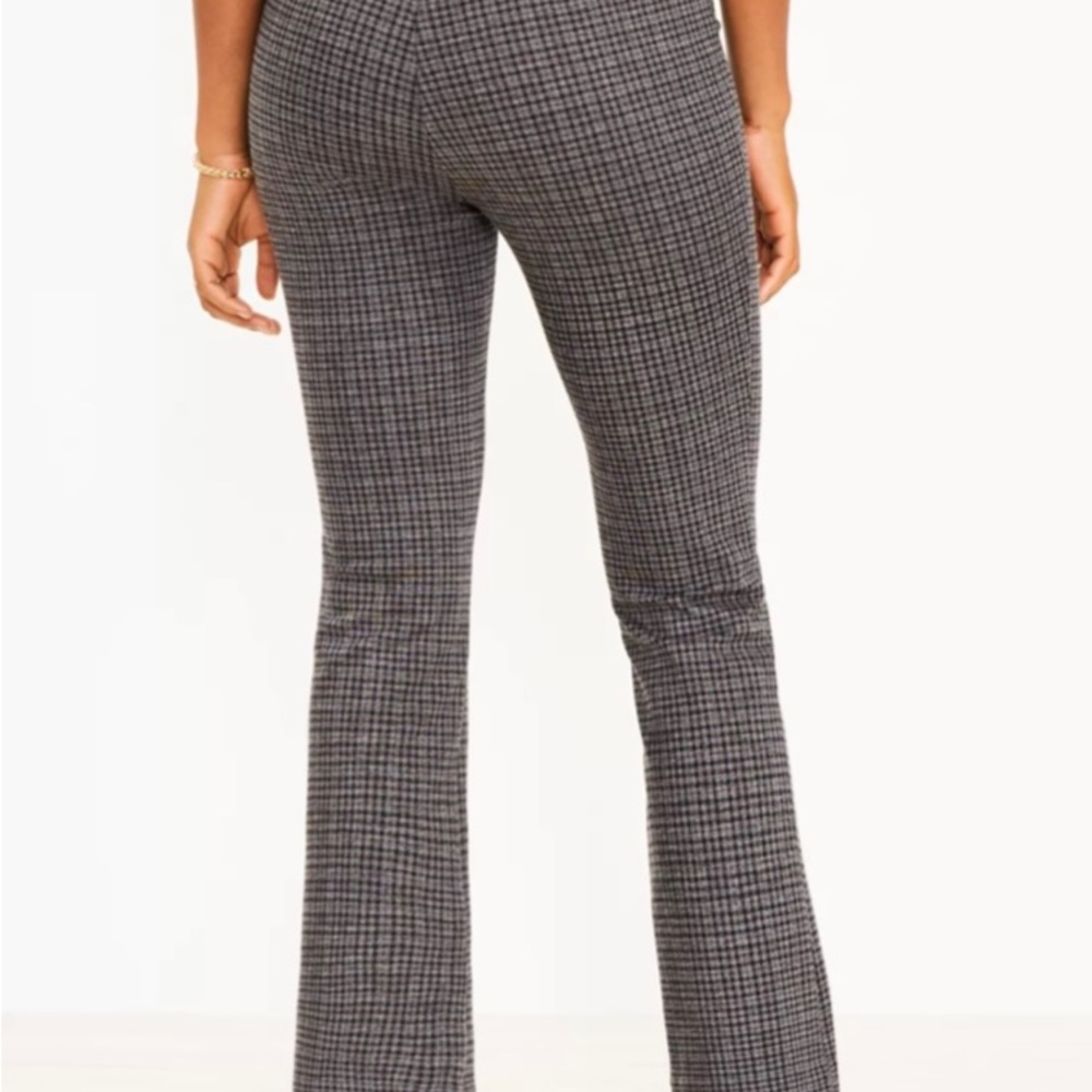 NWT Loft Kick Crop Pants In Plaid - Picture 3 of 9